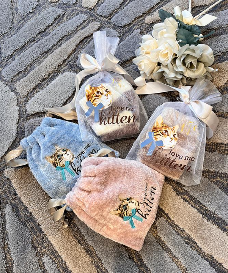 17℃ レディース ソックス LOVE ME KITTEN モールソックス ＜ネコ刺繍